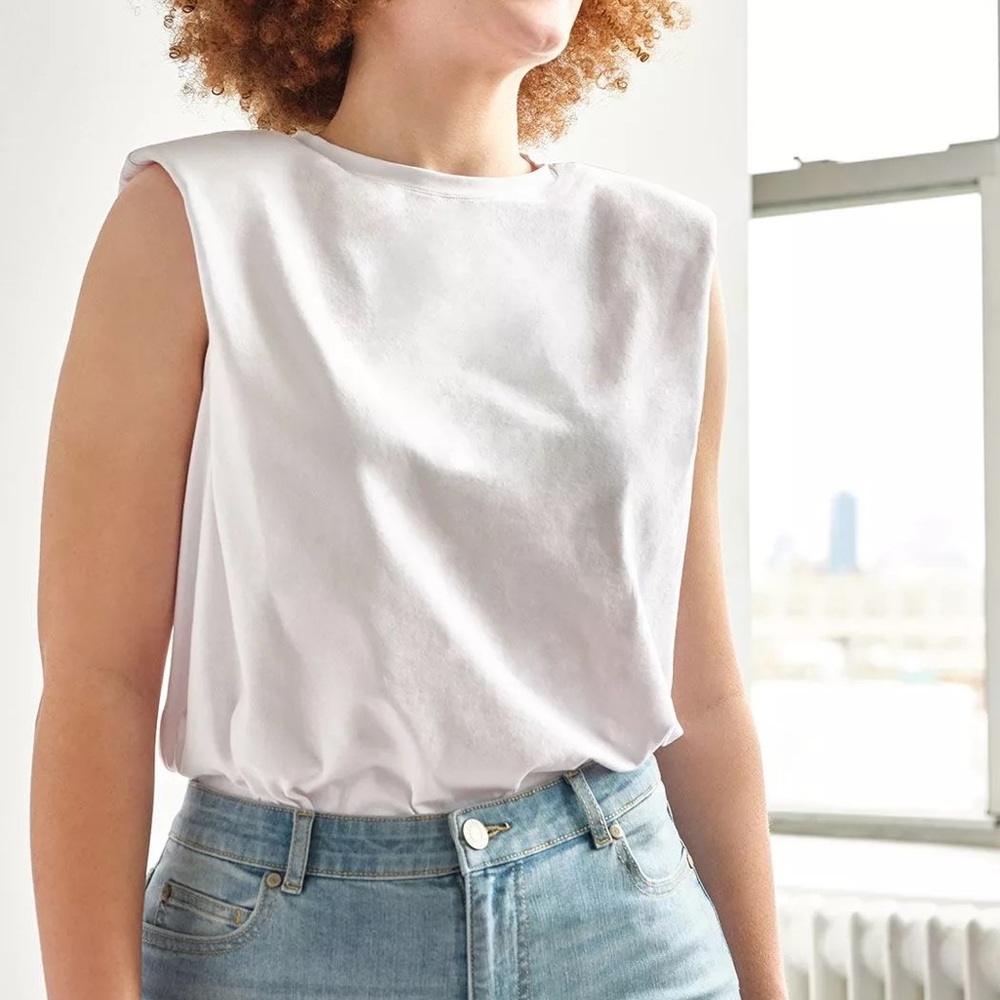 Eloquii Drama Shoulder Pad Tee